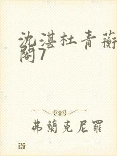 沈湛杜青蘅笔趣阁7