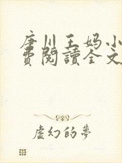 唐川王妈小说免费阅读全文