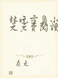 林晚霍枭小说全文免费阅读最新章节