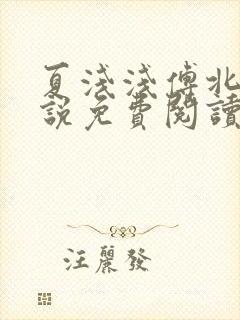 夏浅浅傅北宸小说免费阅读最新章节