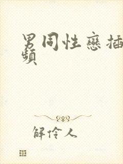 男同性恋插肛视频