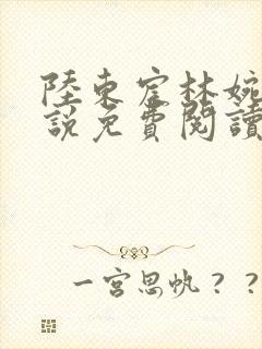 陆东宸林婉秋小说免费阅读最新章节