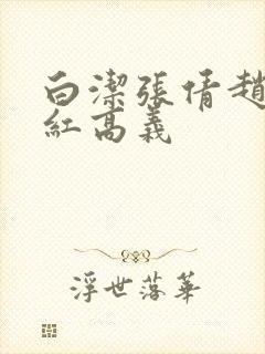 白洁张倩赵敏美红高义封面