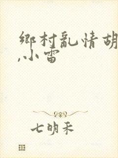 乡村乱情胡秀英,小雷