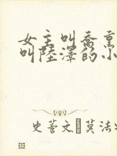 女主叫乔熏男主叫陆泽的小说