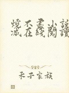 烧不尽小说无删减在线阅读