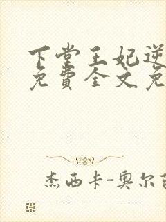 下堂王妃逆袭记免费全文免费阅读封面