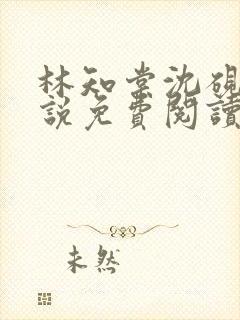 林知棠沈砚清小说免费阅读最新章节封面