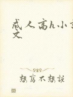 成人高h小说爽文