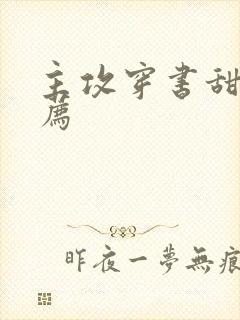 主攻穿书甜文推荐