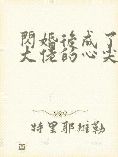 闪婚后成了残疾大佬的心尖宠小说封面