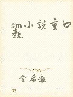 sm小说重口调教