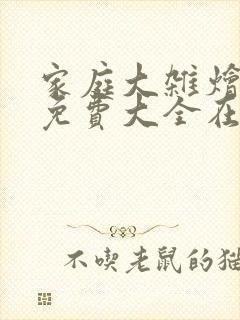 家庭大杂烩小说免费大全在线阅读