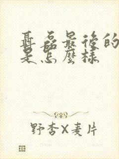 聂磊最后的结局是怎么样