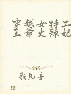 穿越女特工腹黑王爷火辣妃小说封面