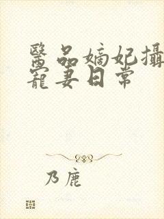 医品嫡妃摄政王宠妻日常