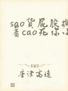 sao货屁股撅着cao死你小说