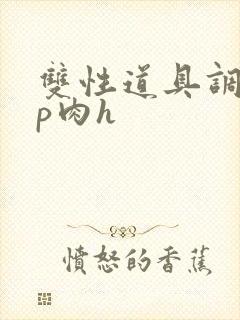 双性道具调教np肉h