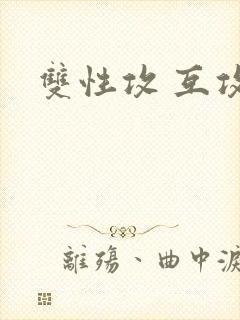 双性攻 互攻封面