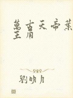 万古天帝叶寒女主角