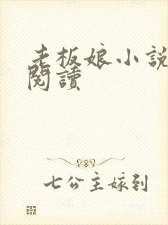 老板娘小说免费阅读