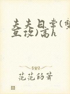 夫夫日常(双性互攻)高h