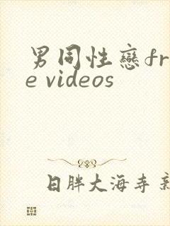 男同性恋free videos