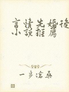 言情先婚后爱的小说推荐