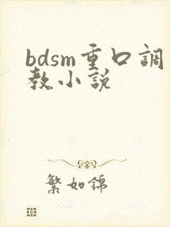 bdsm重口调教小说