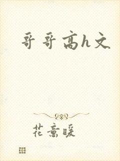 哥哥高h文