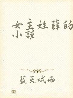 女主姓薛的现代小说