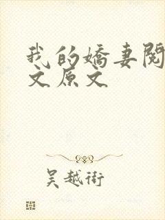 我的娇妻阅读全文原文