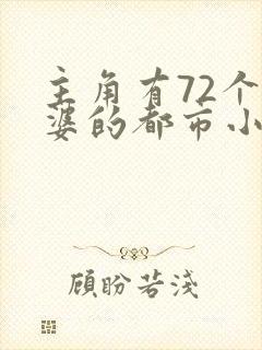 主角有72个老婆的都市小说