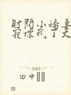 财阀小娇妻叔你宠坏我了大结局