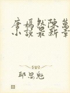 唐嫣然陈万年的小说最新章节阅读