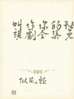 叫作你的秘密电视剧全集免费播放