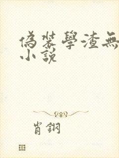 伪装学渣无删减小说封面