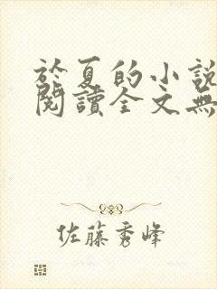 于夏的小说免费阅读全文无弹窗