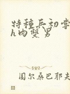 特种兵初尝嗯啊h肉双男