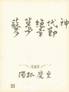 苏莫绝代神主共多少章节