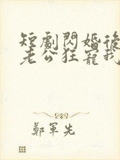 短剧闪婚后千亿老公狂宠我