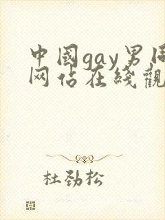 中国gay男同网站在线观看