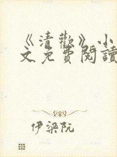 《清欢》小说全文免费阅读封面