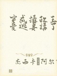 穿成摄政王的侍爱逃妻讲了什么