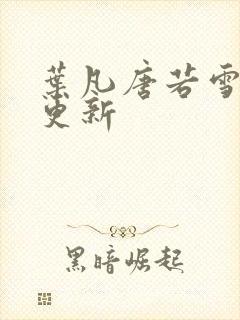 叶凡唐若雪超前更新