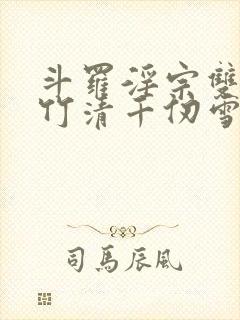 斗罗淫宗双飞朱竹清千仞雪