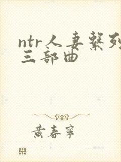 ntr人妻系列三部曲封面