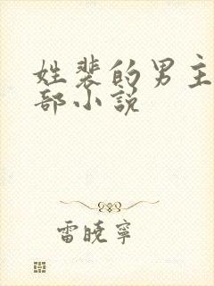 姓裴的男主的全部小说封面