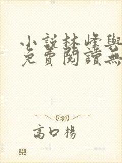 小说林峰与宁欣免费阅读无弹窗