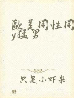 欧美同性同gay猛男